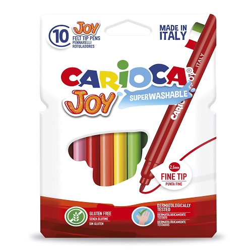 Carioca Joy Markers – Assorted Wallet of 10