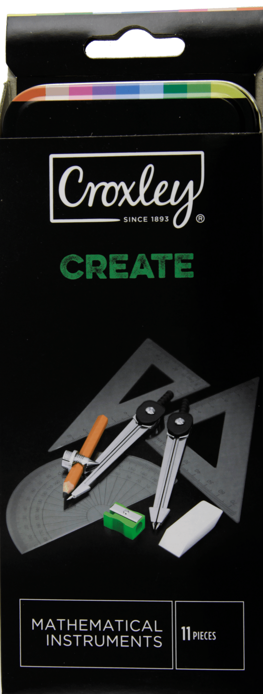 MATHEMATICAL INSTRUMENTS 11 PIECES