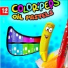 Maped Colour’Peps 12 Triangular Oil Pastels Maped Colour’Peps 12 Triangular Oil Pastels