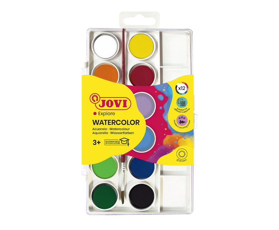 JOVI Watercolour Paints – 12 Colours