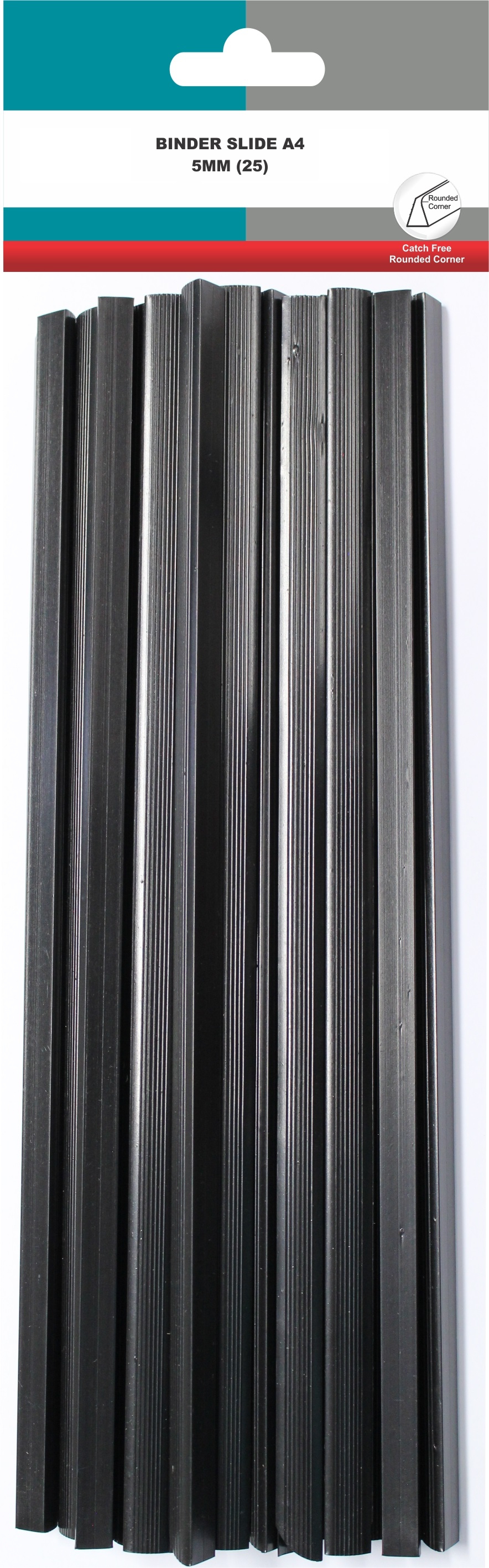 Lion Brand 10 mm Slide Binder – Black (10 Pack)