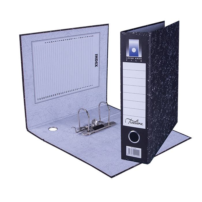 A4 Upright Mottled Board Lever Arch File