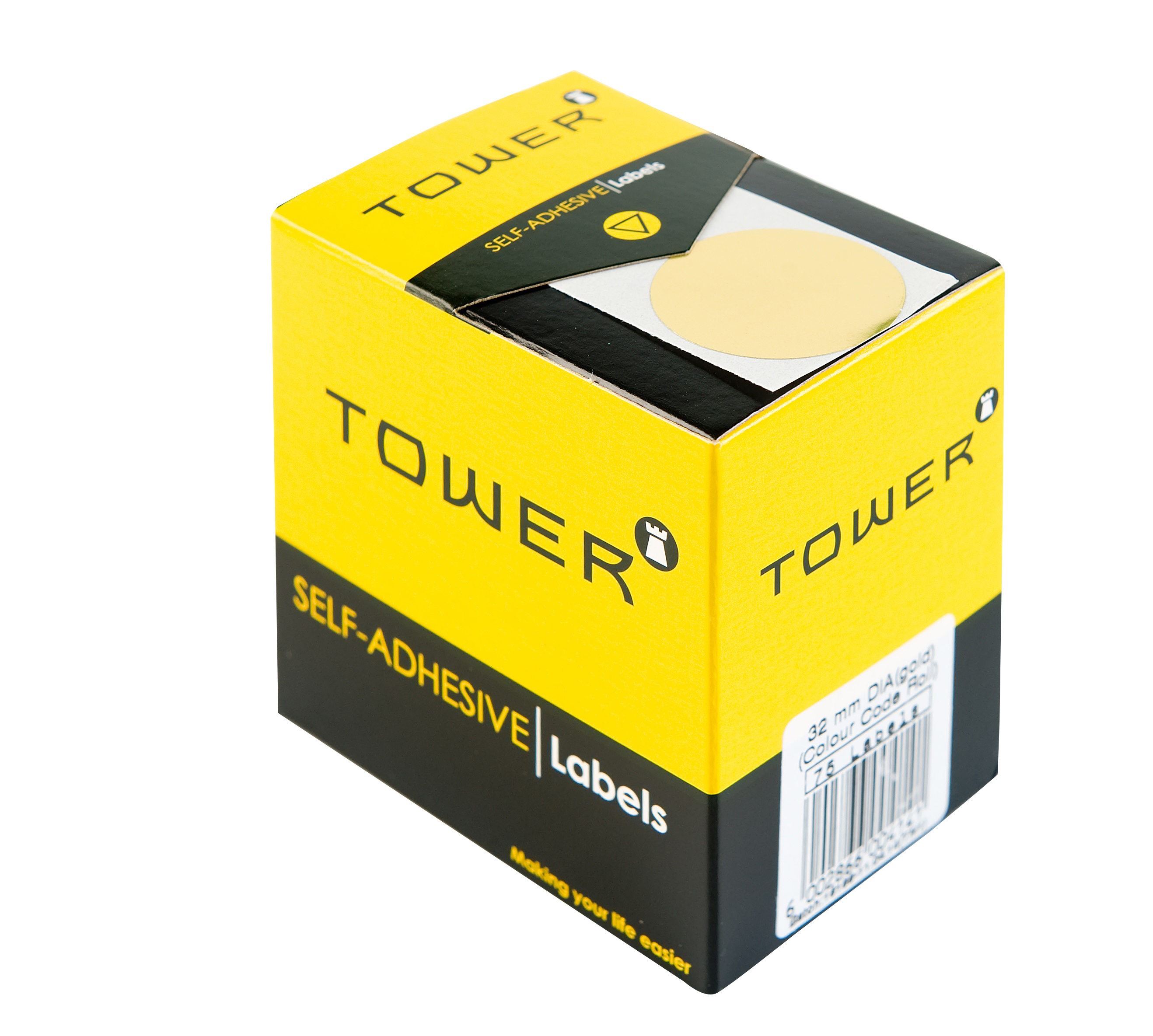 Tower C32 Colour Code Labels – Gold