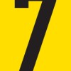 Tower Adhesive Number Sign – Large 7 Tower Adhesive Number Sign – Large 7