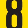 Tower Adhesive Number Sign – Large 8 Tower Adhesive Number Sign – Large 8