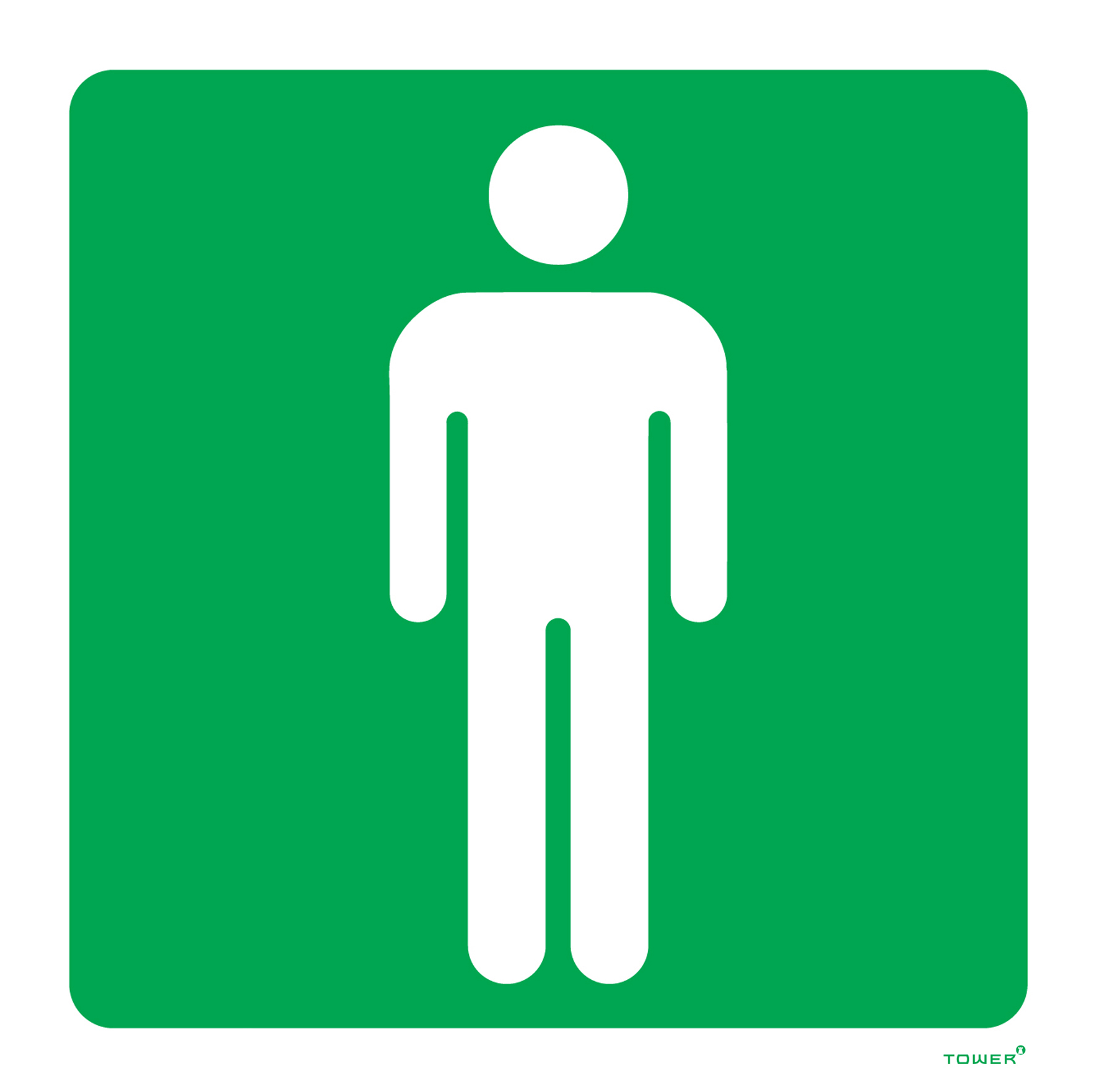 Tower ABS Sign – Mens Toilet