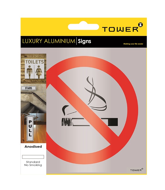 Tower Aluminium Sign – No Smoking