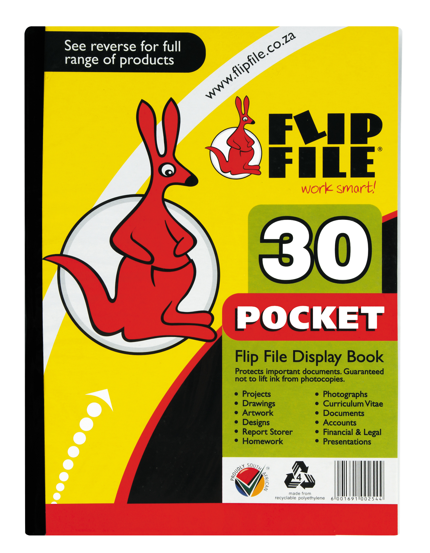 Flip File A4 Display File – 30 Pocket