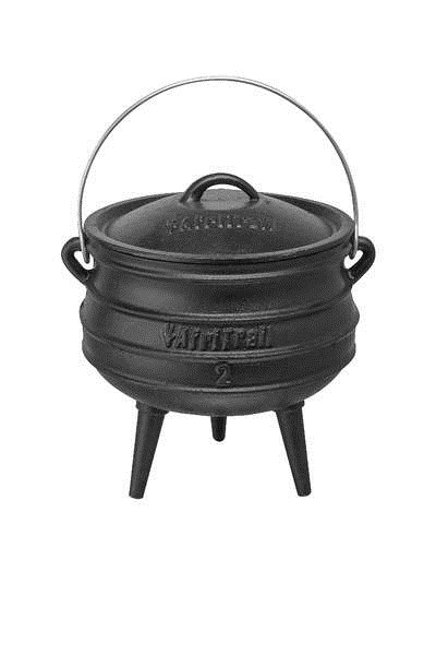 Afritrail – Size 2 Cast Iron 3 Legged Pot
