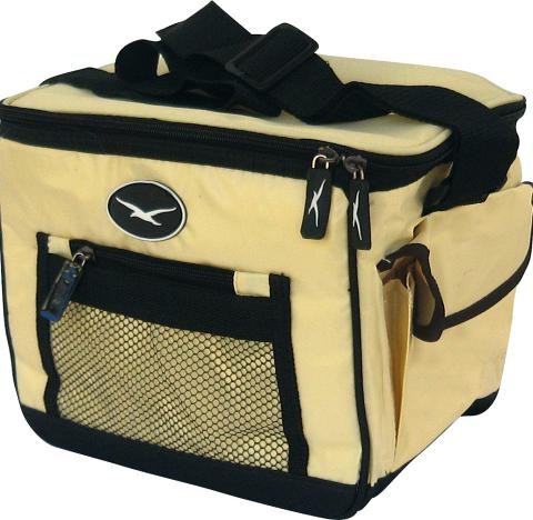 Seagull – 12 Can Nylon Cooler Bag – Brown