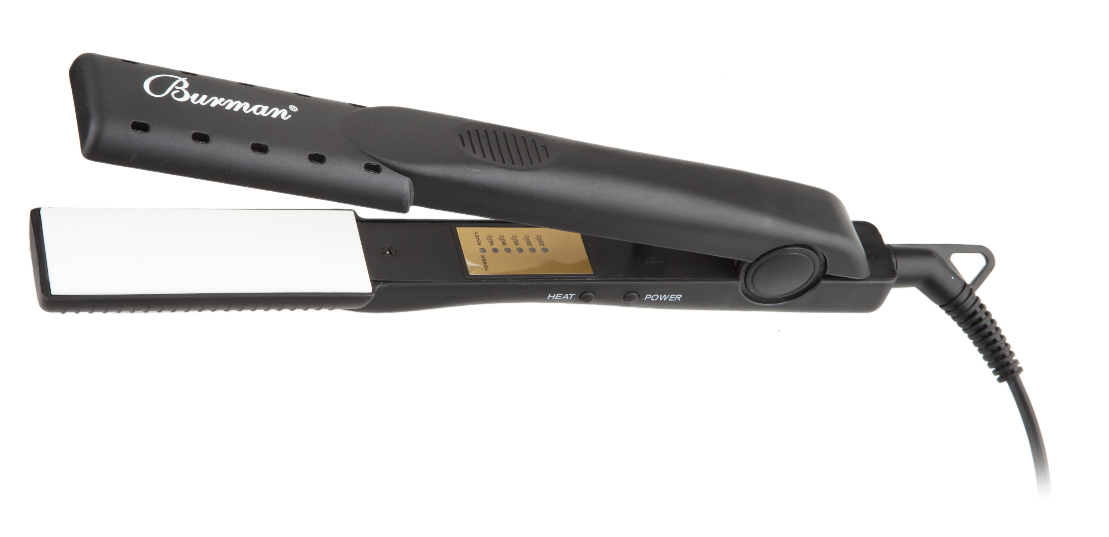 Burman Ceramic Hair Straigtener – Black