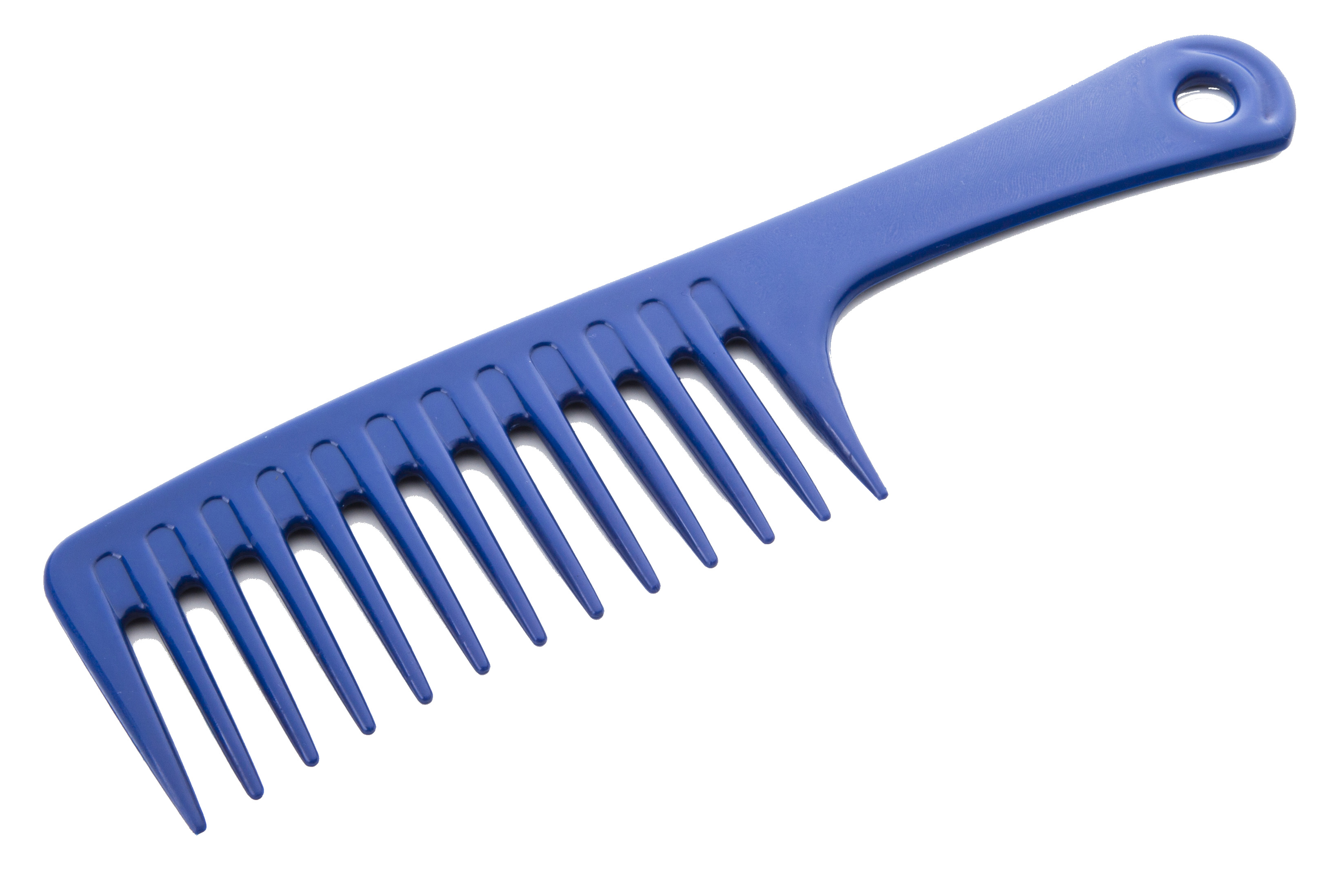 Lucky Wide Toothed Comb With Handle – Black