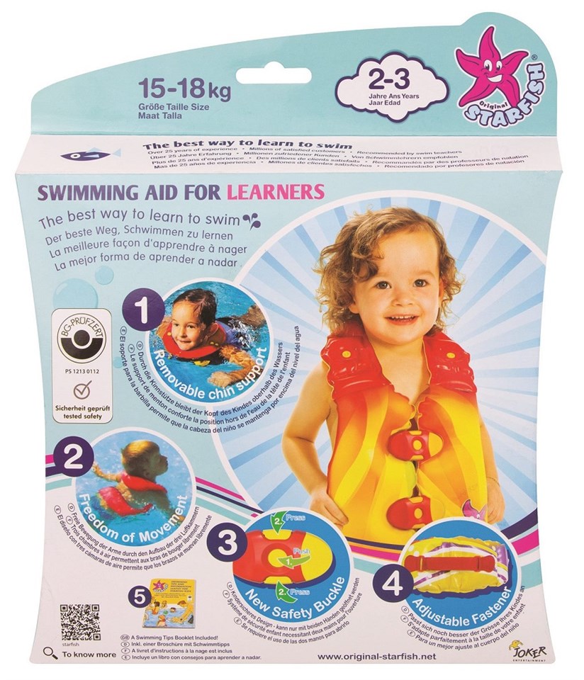 Starfish Swimming Vest- 2-3 Years