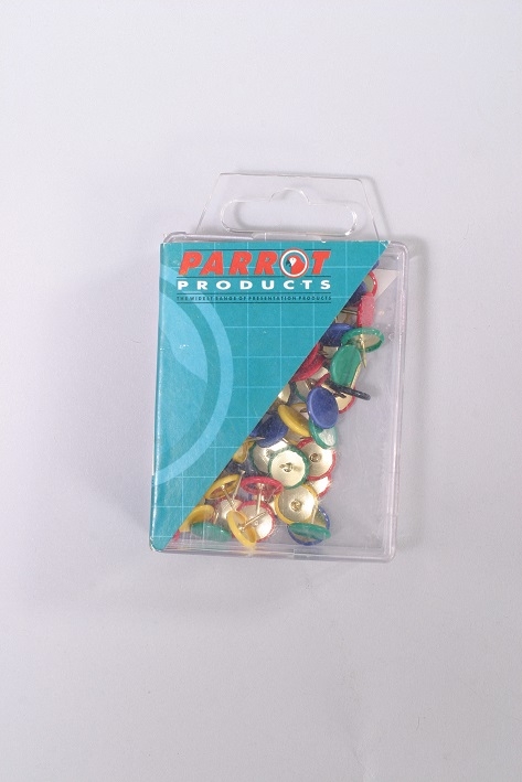 Parrot Hexagonal Pins Assorted – Pack of 30