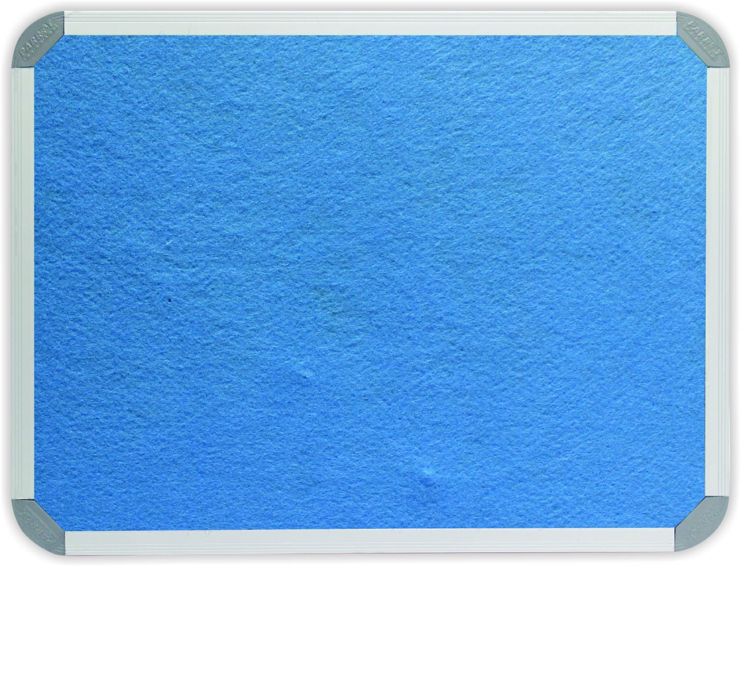 Parrot Info Board Aluminium Frame – Sky Blue Felt (1500 x 1200mm)