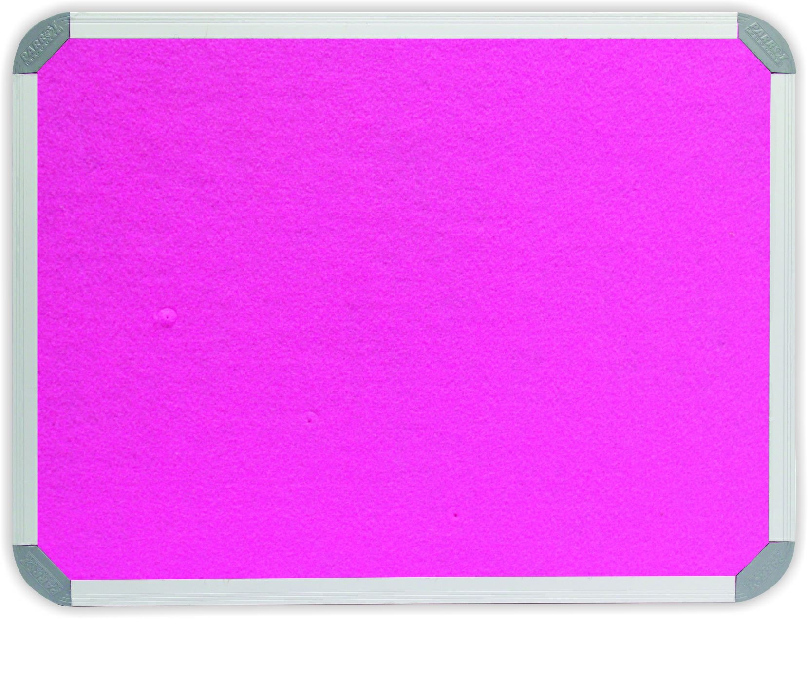Parrot Notice Board – Info Board Aluminium Frame (1500 x 900mm) – Pink