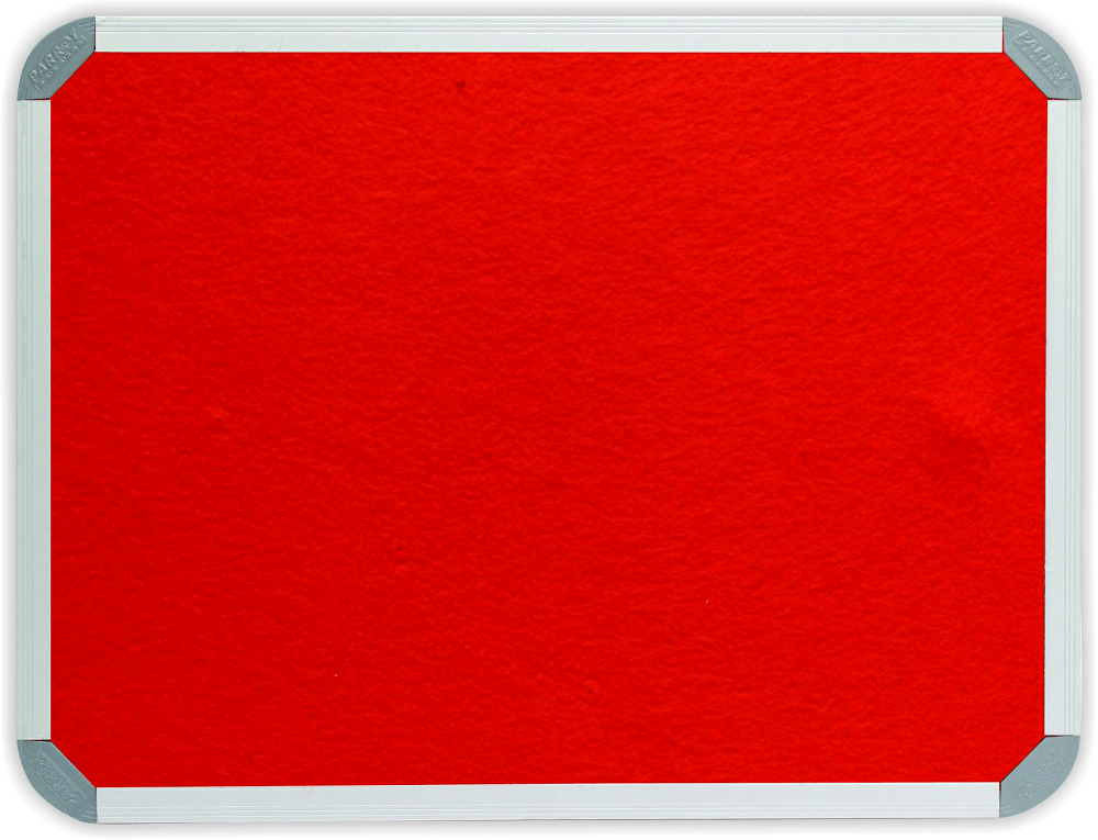 Parrot Notice Board – Info Board Aluminium Frame (1800 x 900mm) – Burnt Orange