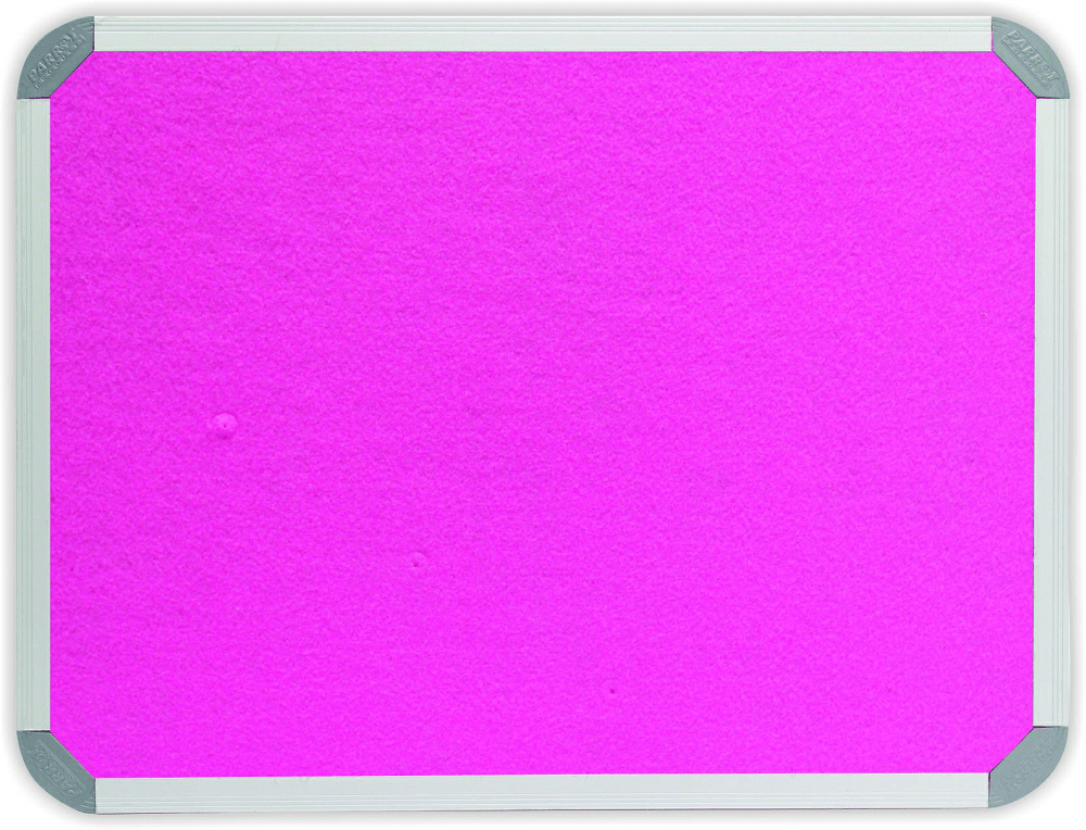 Parrot Notice Board – Info Board Aluminium Frame (1800 x 900mm) – Pink