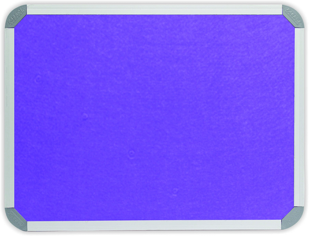 Parrot Notice Board – Info Board Aluminium Frame (2400 x 1200mm) – Purple