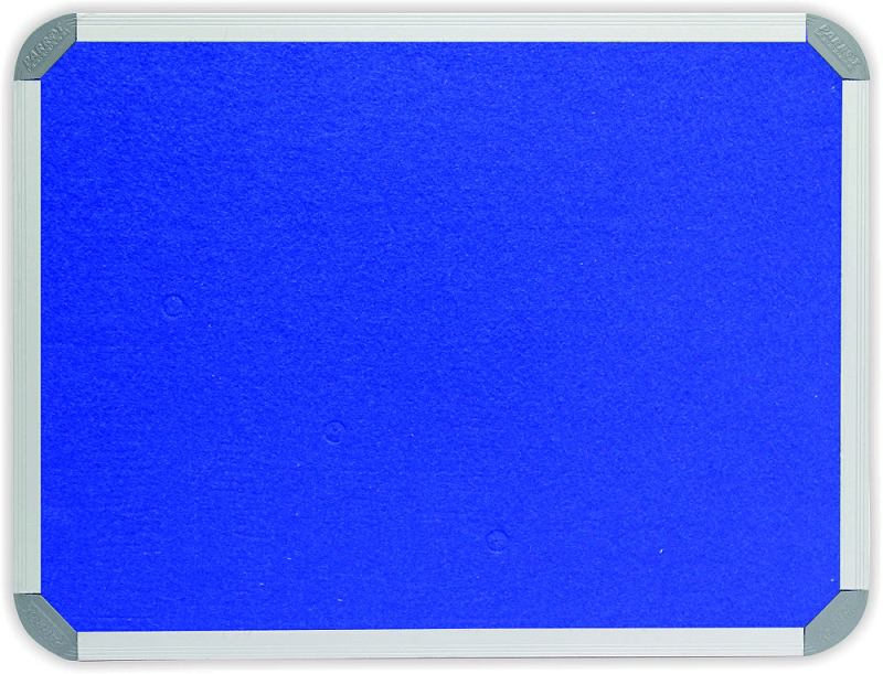 Parrot Notice Board – Info Board Aluminium Frame (3000 x 1200mm) – Royal Blue