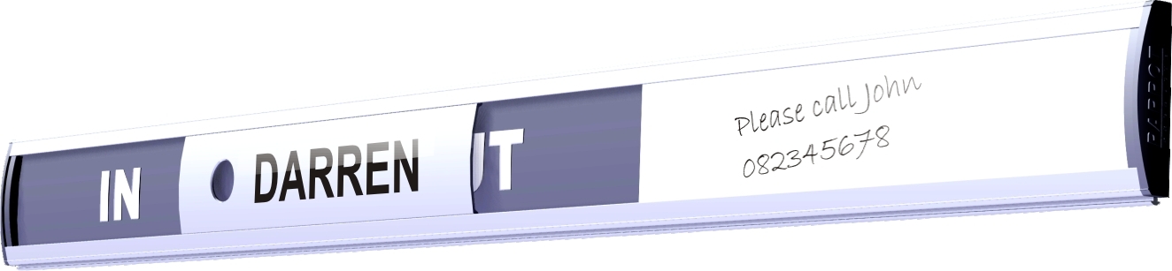 Parrot Sign Frame with Slide and Message Strip – 50 x 600mm