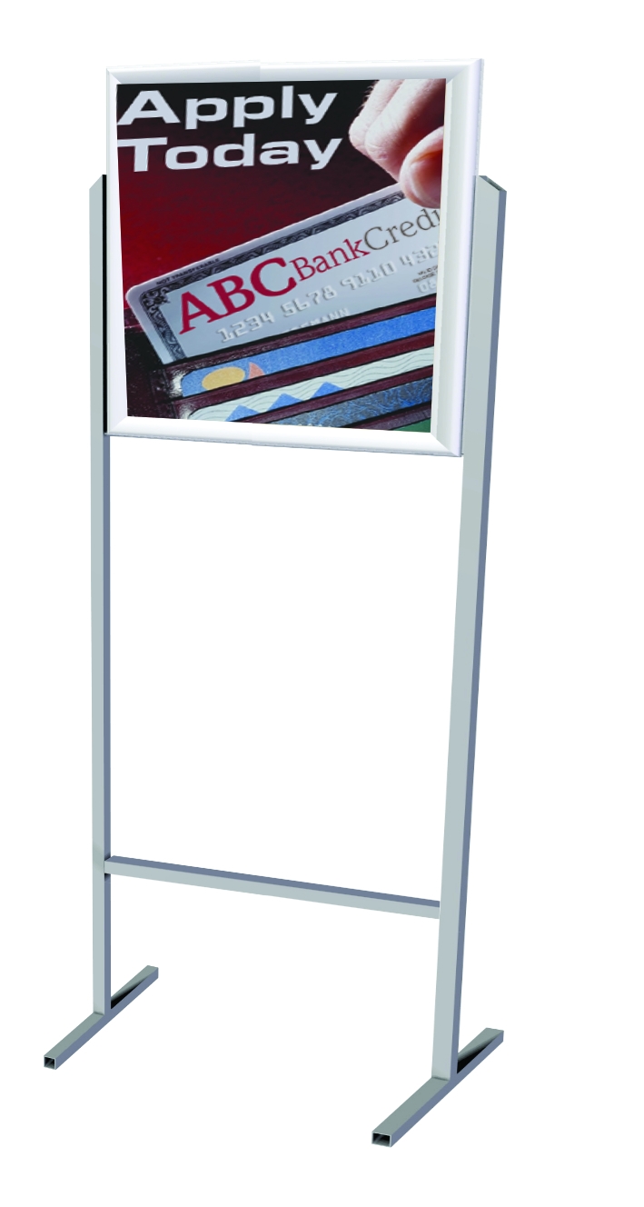 Parrot Stand Poster Frame Steel Double Sided – A3 Landscape
