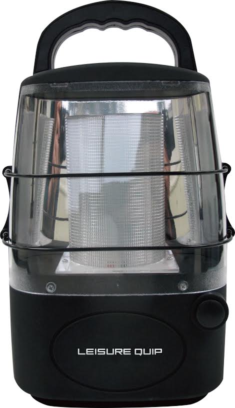 Leisure-Quip – Ultimate Slim Line Rechargeable Lantern – Black