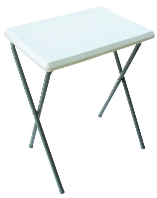 Leisure-Quip – Folding Picnic Table – White & Grey