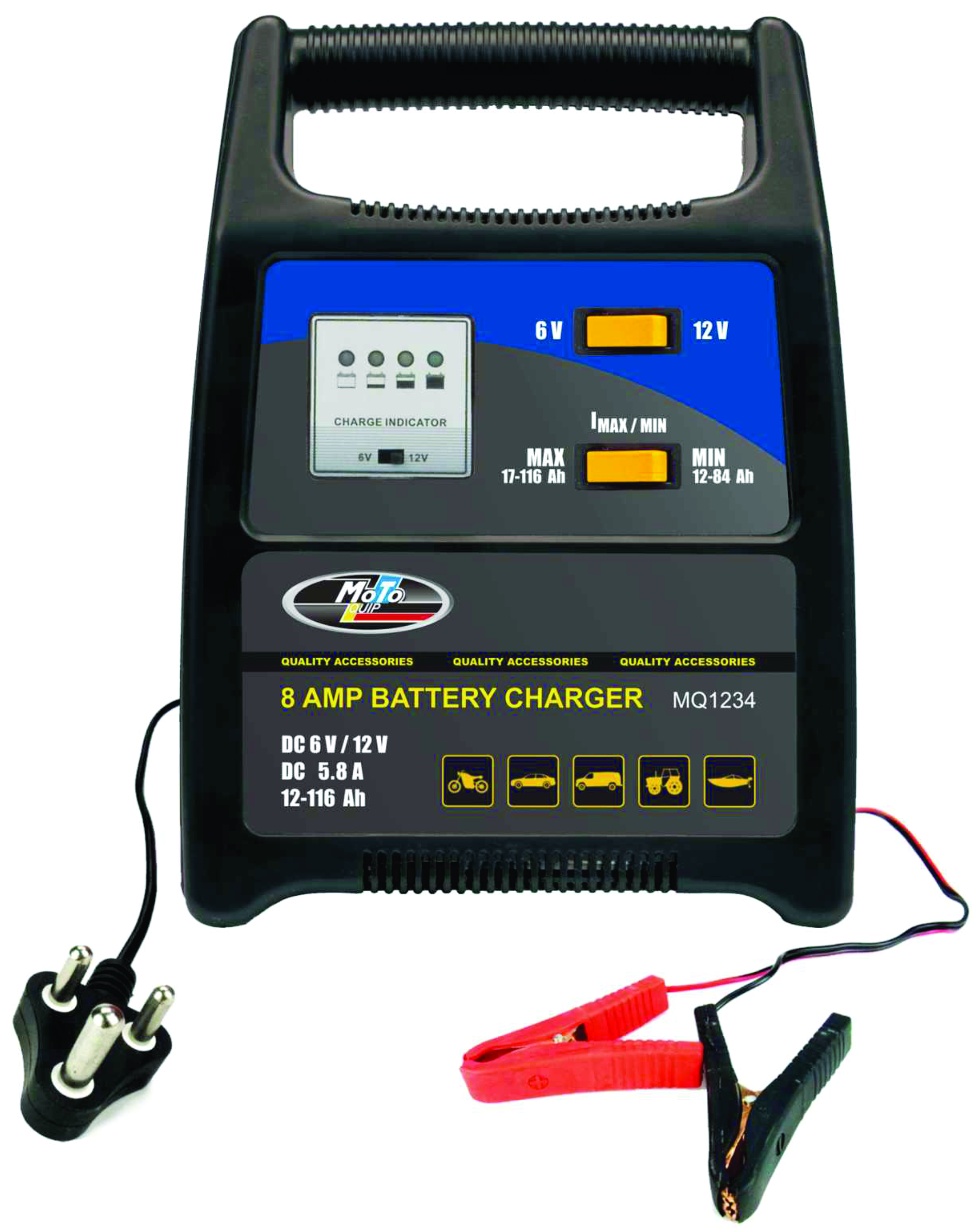 Motoquip Battery charger 8Amp