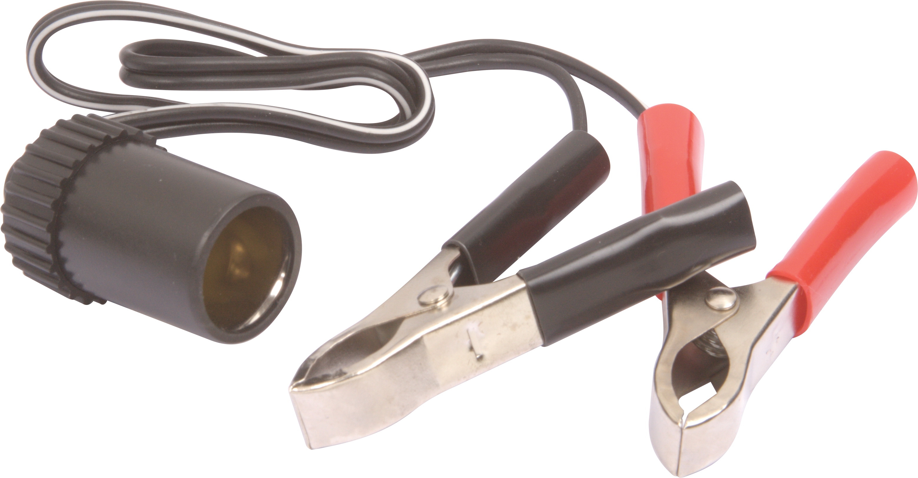 Moto-Quip – Single 12V Female Cigerette Socket With Crocodile Clips