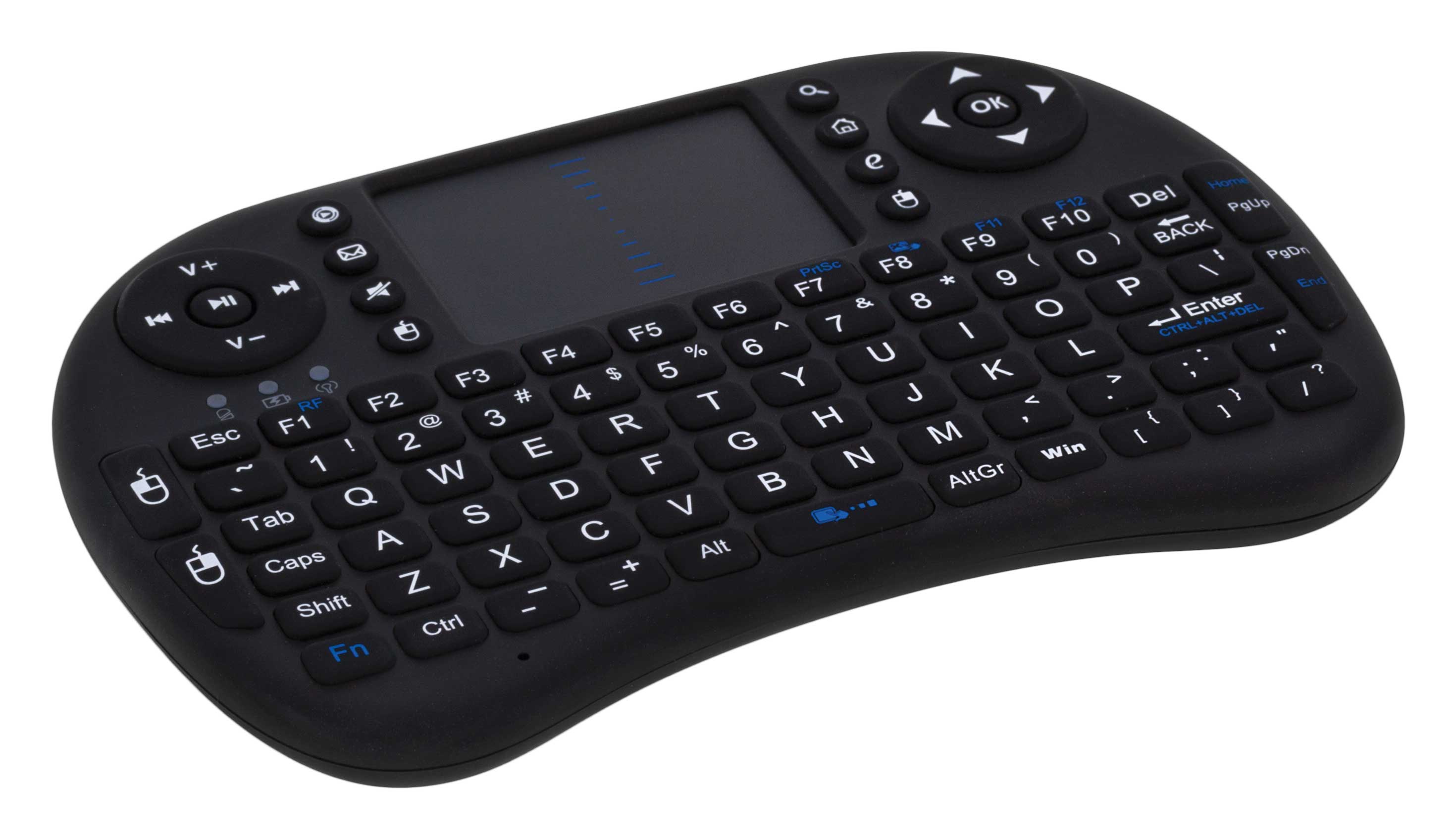 Zoweetek 2.4Ghz 92 Key Mini Wireless Keyboard + Touchpad