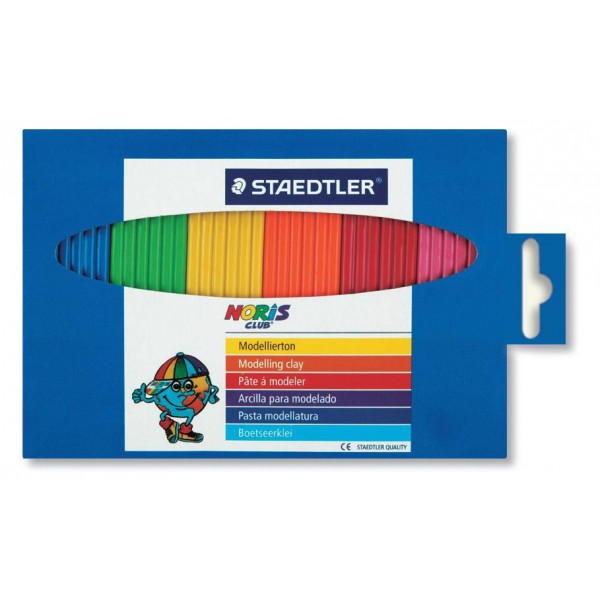 Staedtler Noris Club Modelling Clay – 6 Colours
