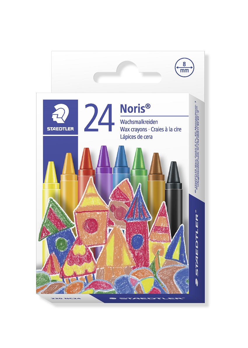 Staedtler Noris Club Wax Crayons – 24 Pack
