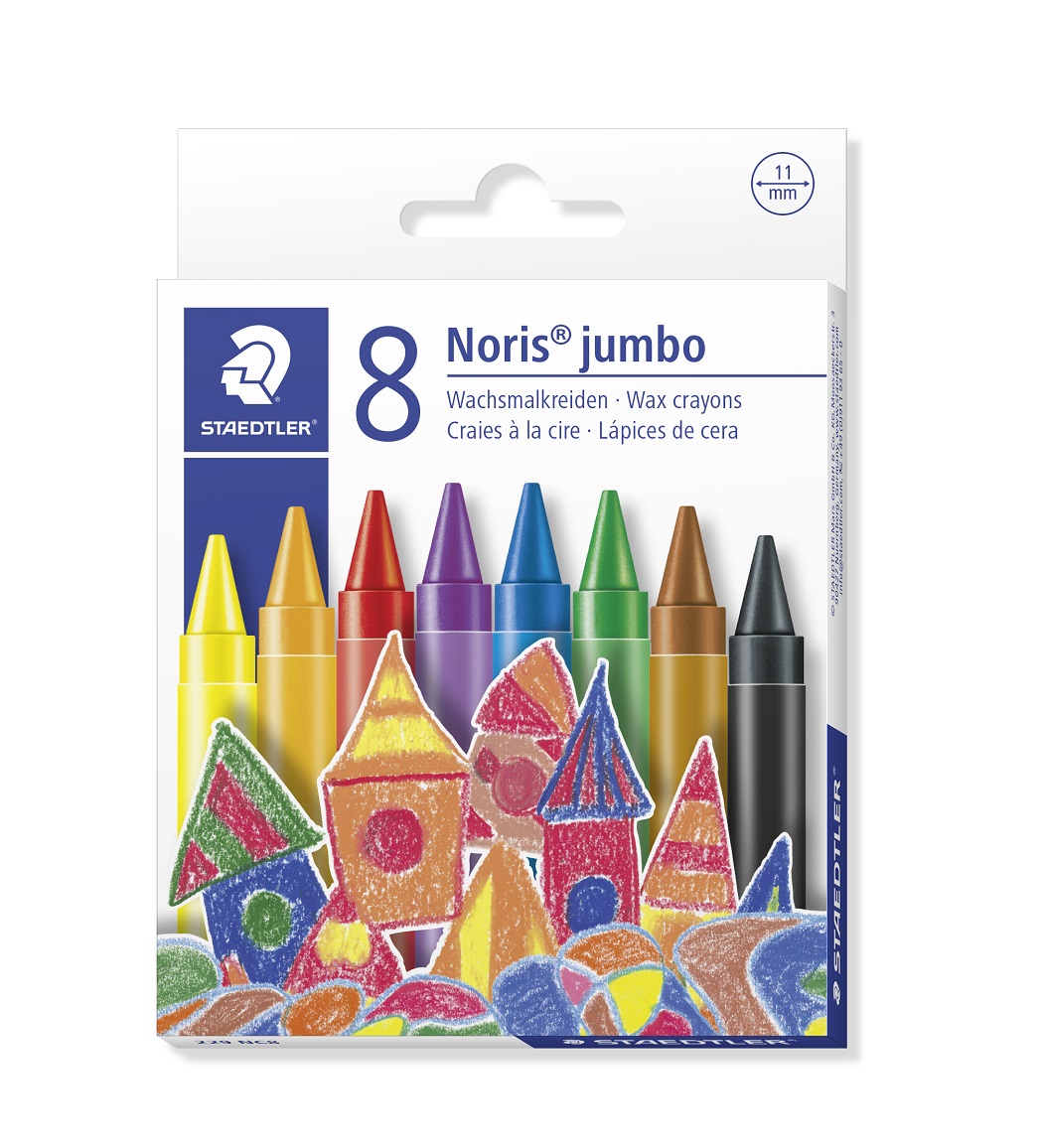 Staedtler Noris Club 8 Jumbo Wax Crayons