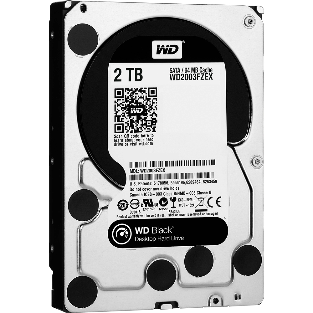 WD Black 2TB 3.5″ SATA 6Gb/s Internal Hard Drive