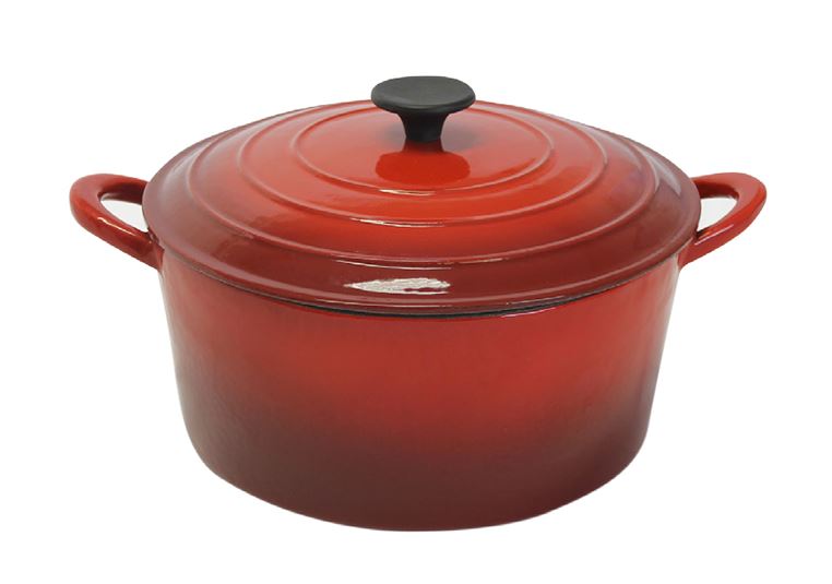 LK’s Round Casserol 2L Red