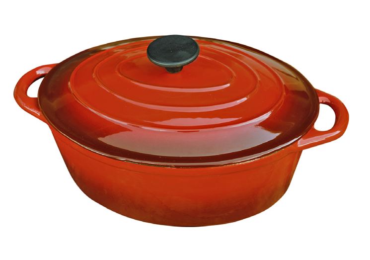 LK’s – Oval Casserole – Red – 3L