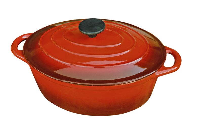 LK’s – Oval Casserole – Red – 6 Litre