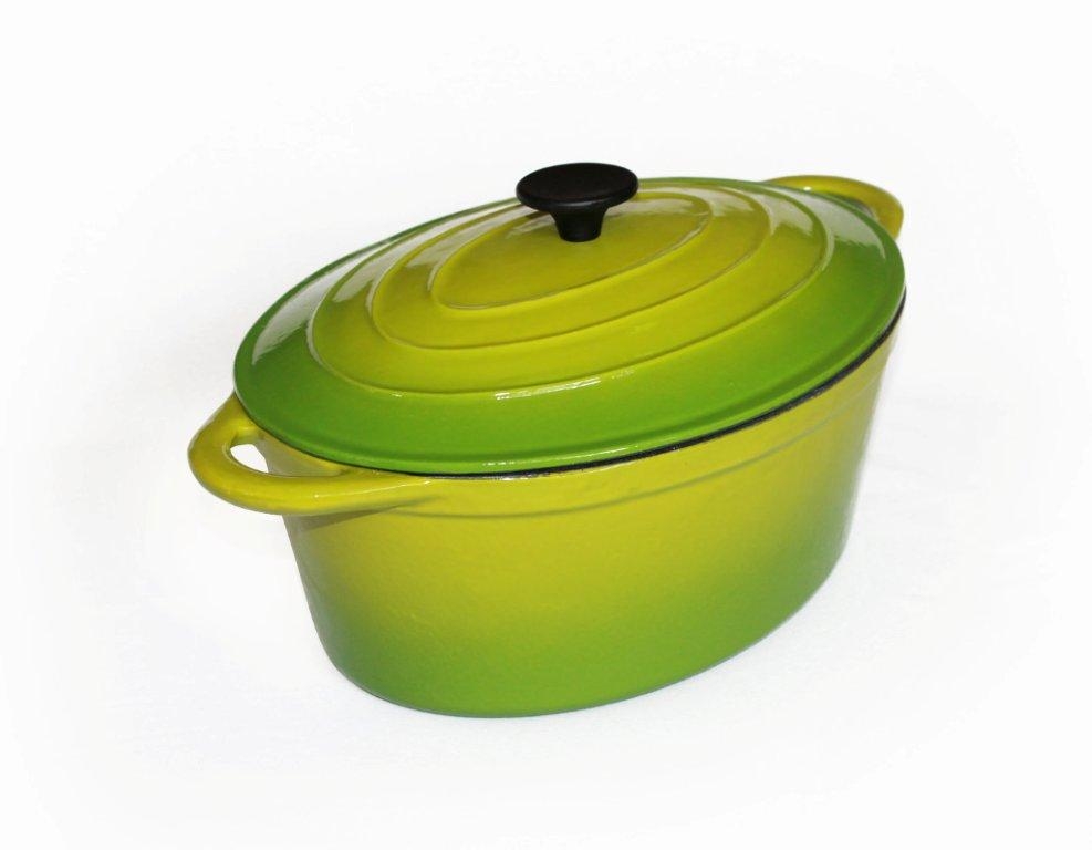 LK’s – Oval Casserole – Green – 6L