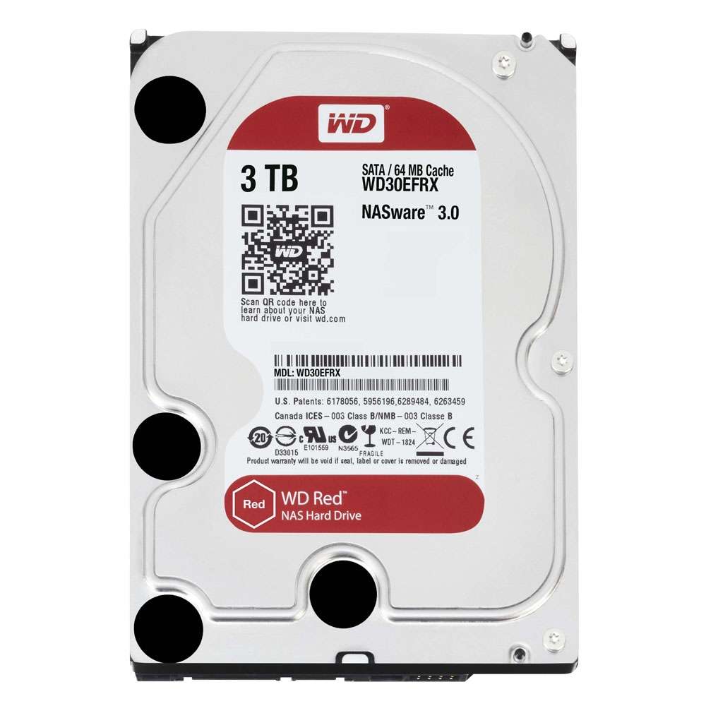 WD Red 3TB 3.5″ SATA 6Gb/s Internal Hard Drive