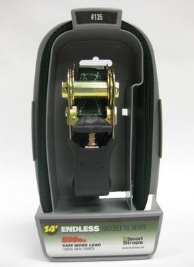 SmartStraps – 4m Endless Padded Ratchet – Green (1 Pack)