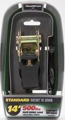 SmartStraps – 4m Padded Ratchet – Green – 1 Pack