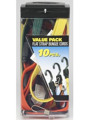Smart Straps – Flatstrap Bungee Cords – 10 Pieces