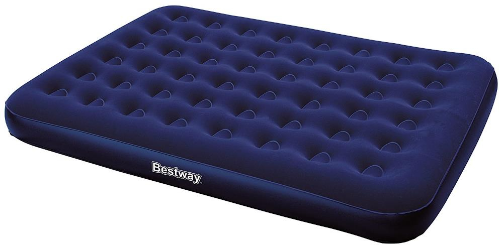Bestway – Flocked Queen Airbed – Blue