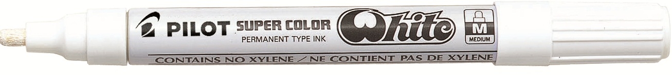 Pilot Super Colour Medium Paint Marker – White
