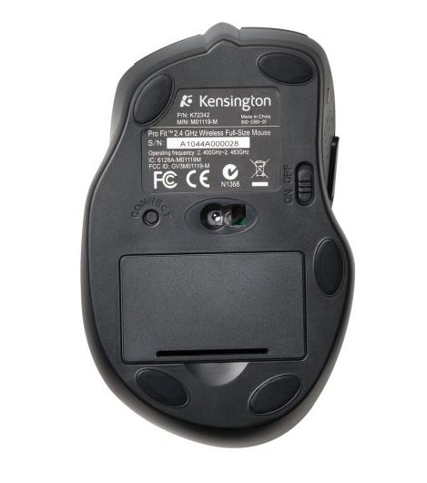 Kensington Pro Fit Wireless Full Size Mouse