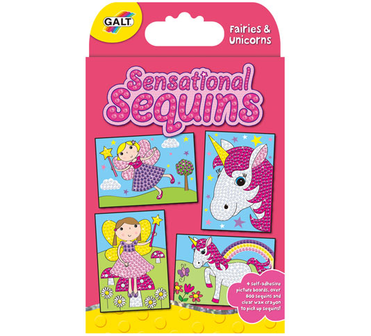 Galt Toys Sensational Sequins – Fairies & Unicorns
