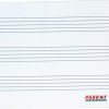 Parrot Plastic 297x210mm Music Lines Writing Slate Parrot Plastic 297x210mm Music Lines Writing Slate