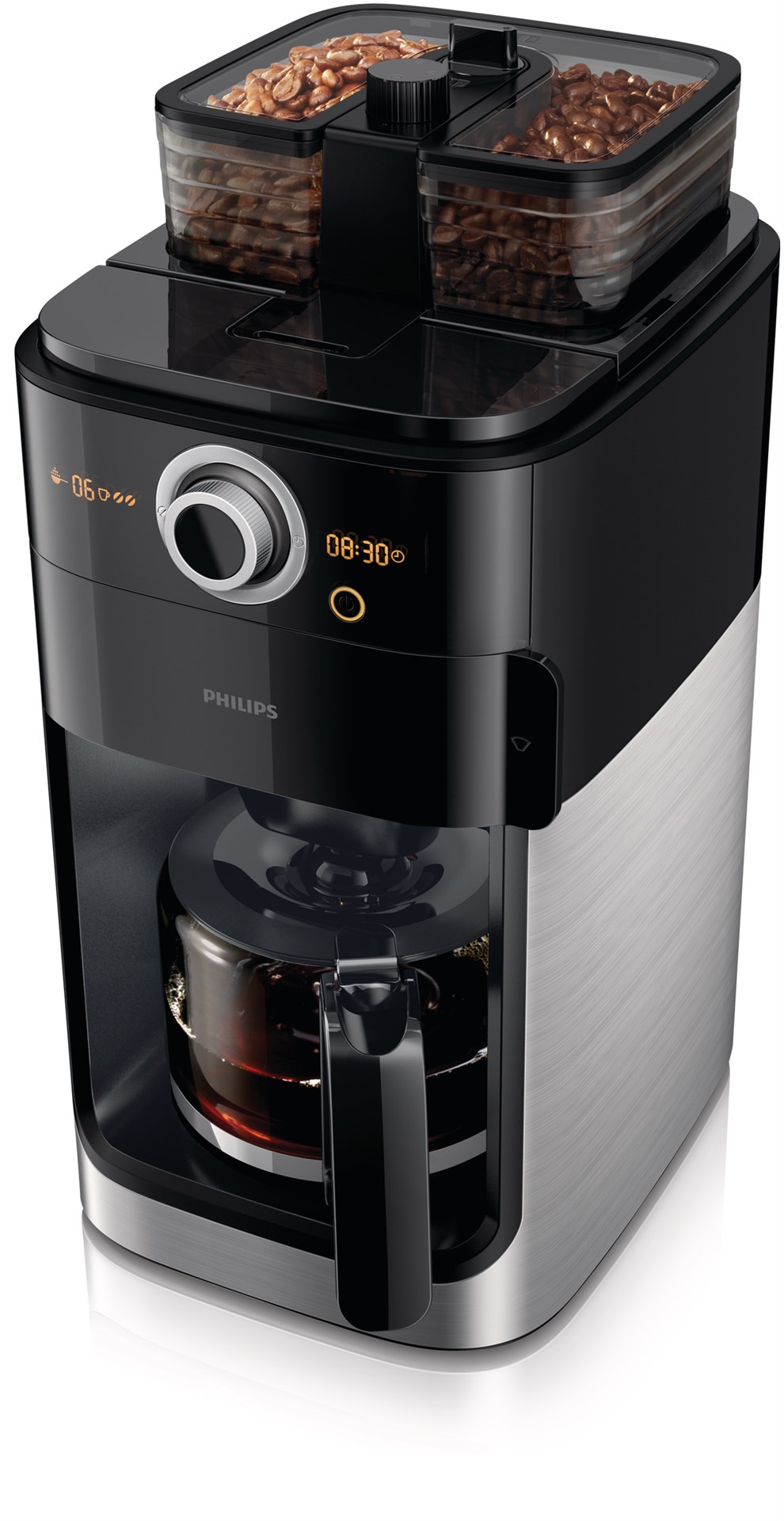 Philips – Grind and Brew Coffee Machine – Black