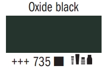 Amsterdam Acrylic Colour 120ml Tube – Oxide Black (735)